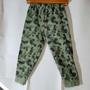 Koala Kids Green Camo Joggers w/ Wlastic Waist and Drawstring -Size 3T